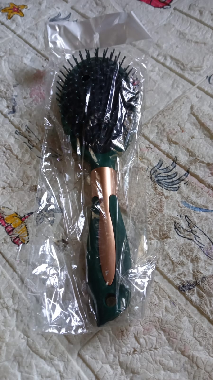 Massage Comb, Air Cushion Massage Hair Brush Ergonomic Matt Disappointment for Straight Curly Hair Cushion Curly Hair Comb for All Hair Types, Home Salon DIY Hairdressing Tool (1 Pc), Hair accessories