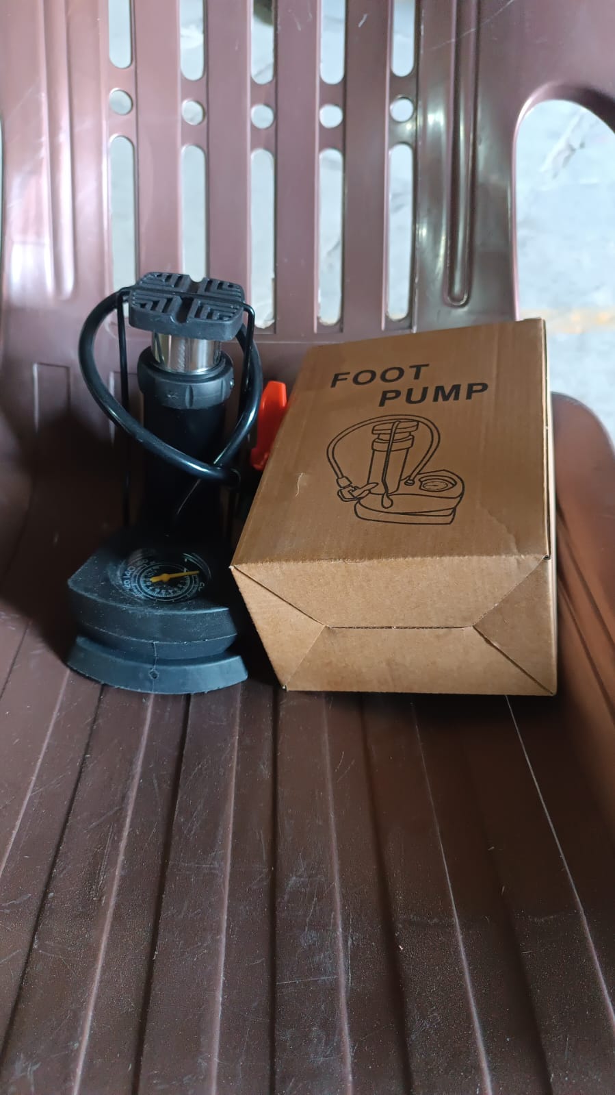 Portable Mini Bike Pump Cycle Pump Foot (1 Pc)