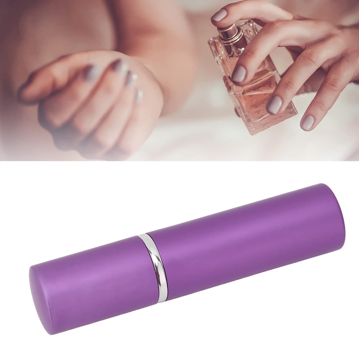 12717 Empty Spray Perfume Bottle Refillable Fine Mist Perfume For Sanitizer Travel Beauty Makeup Perfume Filler(1 Pc)