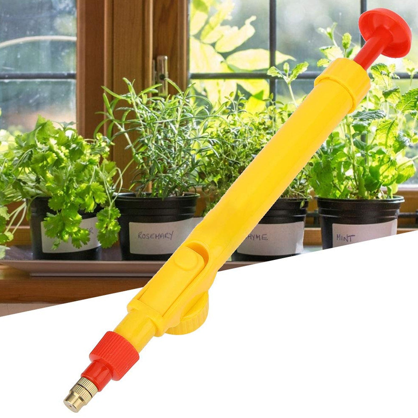 0470 Water Bottle Spray Gun Nozzle Manual Adjustable Water Pump Garden Washing Hand Held Sprayerwatering Can Sprayer Pressure Nozzle Irrigation Tool And Pump For Efficient Care - Boost Your Gardening Experience (1 Pc)