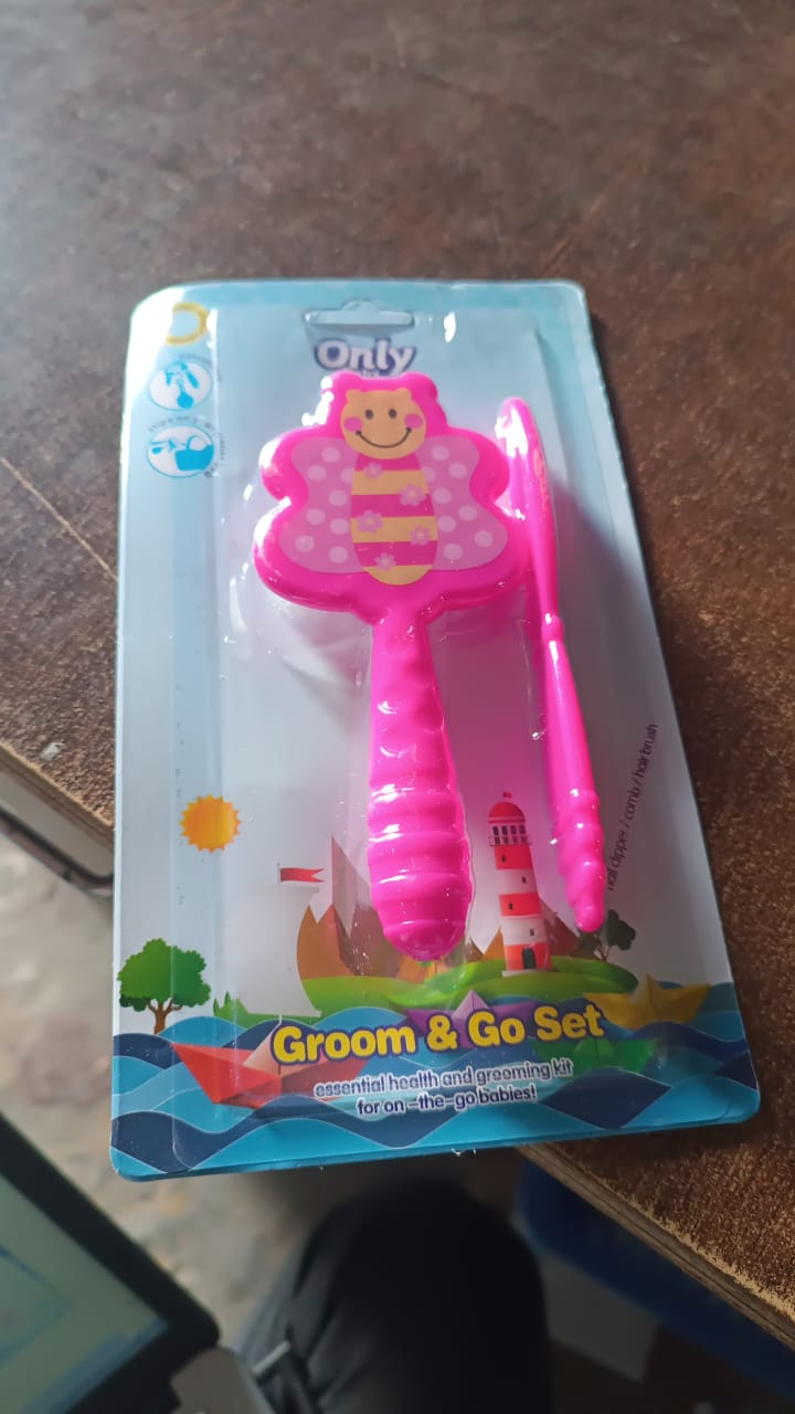 Baby Comb And Brush Hair Set (1 Pc Mix Color)