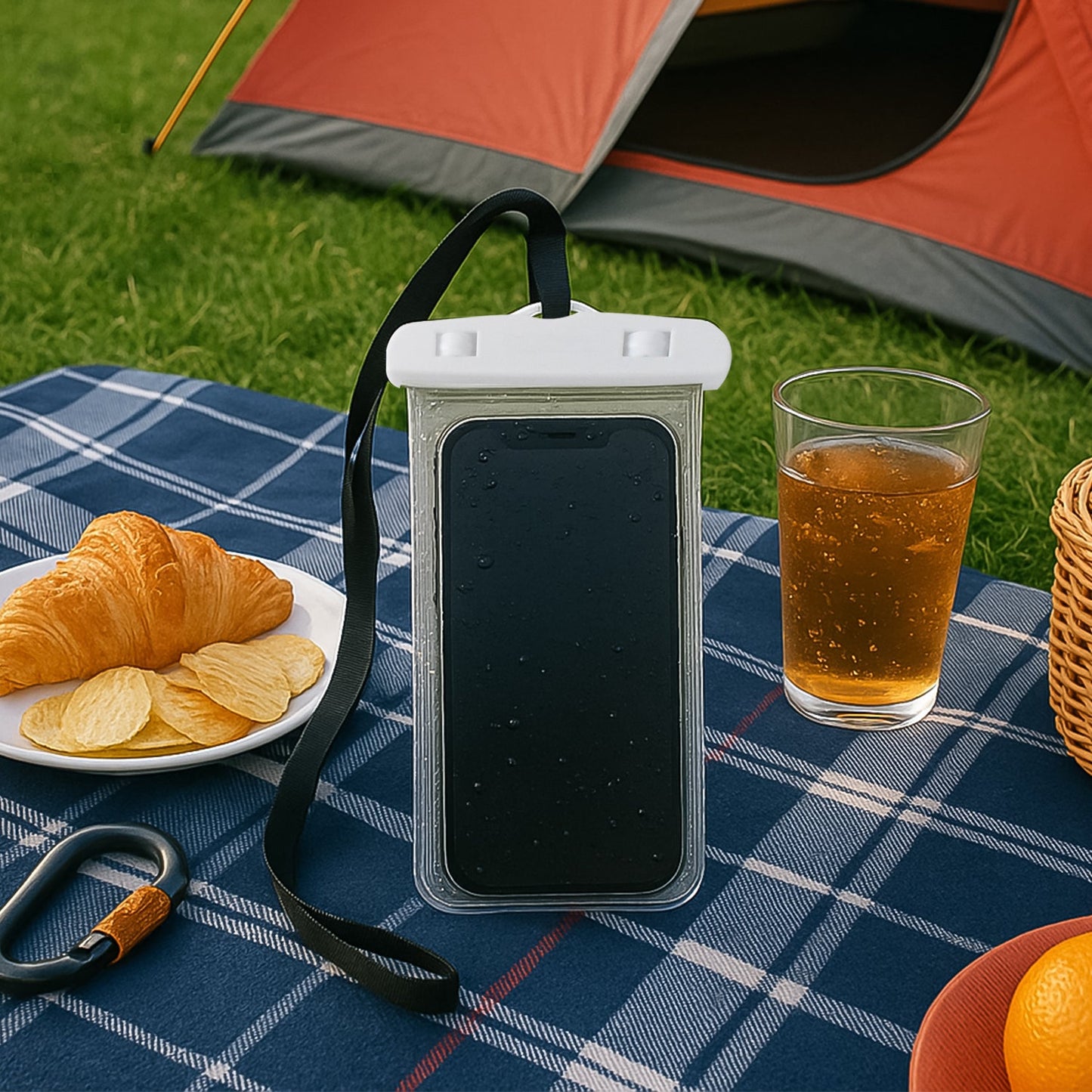 Pouch Cover Mobile Water Protector (1 Pc / Mix Color)