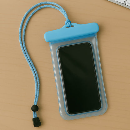 Waterproof Mobile Pouch (6.2 inch , Random Colour)