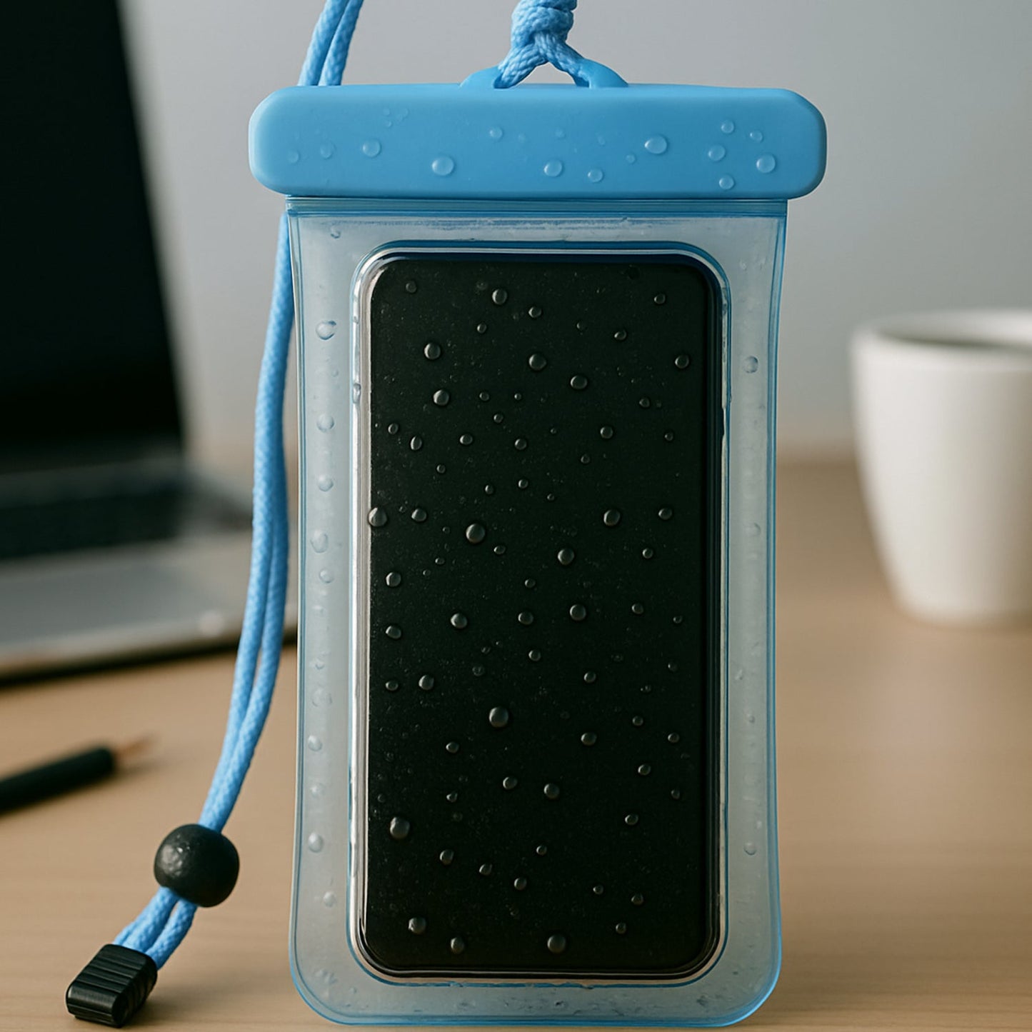 Waterproof Mobile Pouch (6.2 inch , Random Colour)