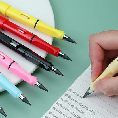 2-in-1 Everlasting Magic Pencil with Replaceable Eraser – Inkless, Reusable, Portable