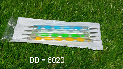 Nail Art Point Pen and Set Used by Women's for Their Fashion Purposes (Pack of 5Pcs)