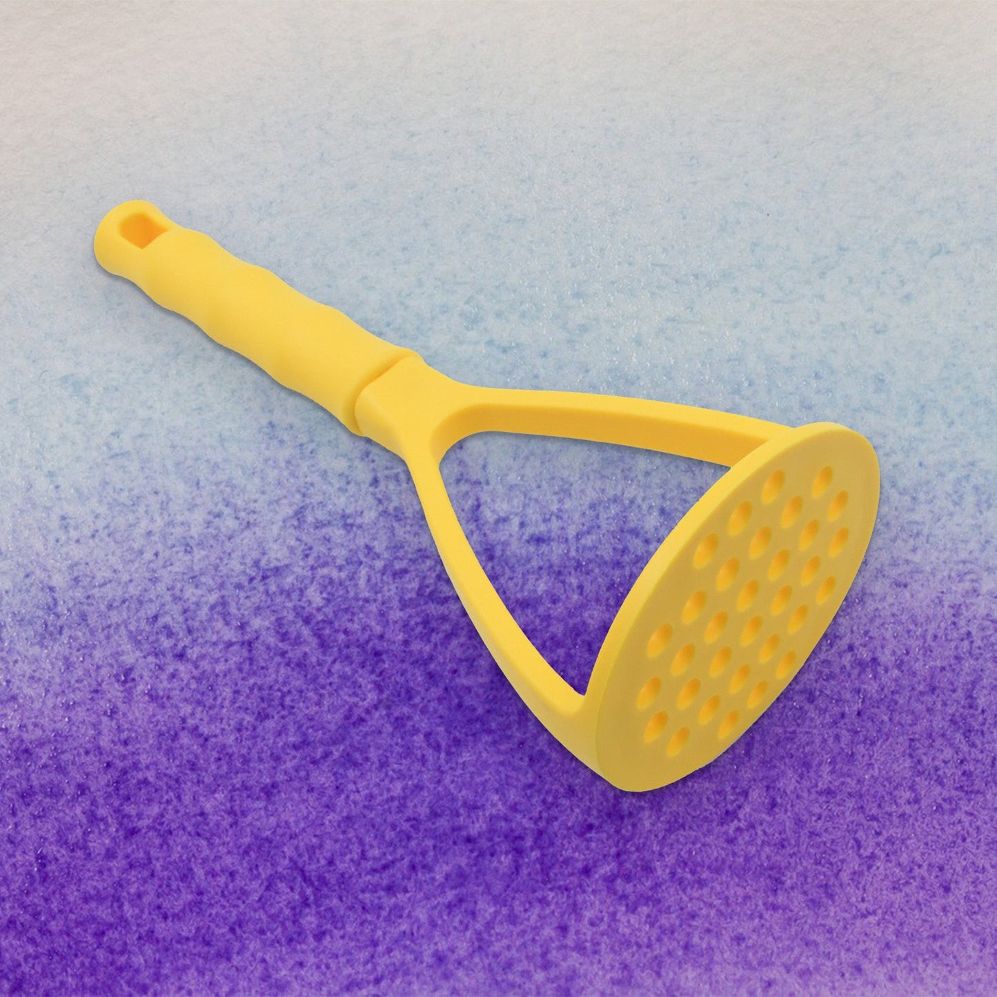 Kitchen Food Masher | Heavy Duty Masher for Fruits, Veggies & Potatoes | Soft Grip Handle (1 Pc)