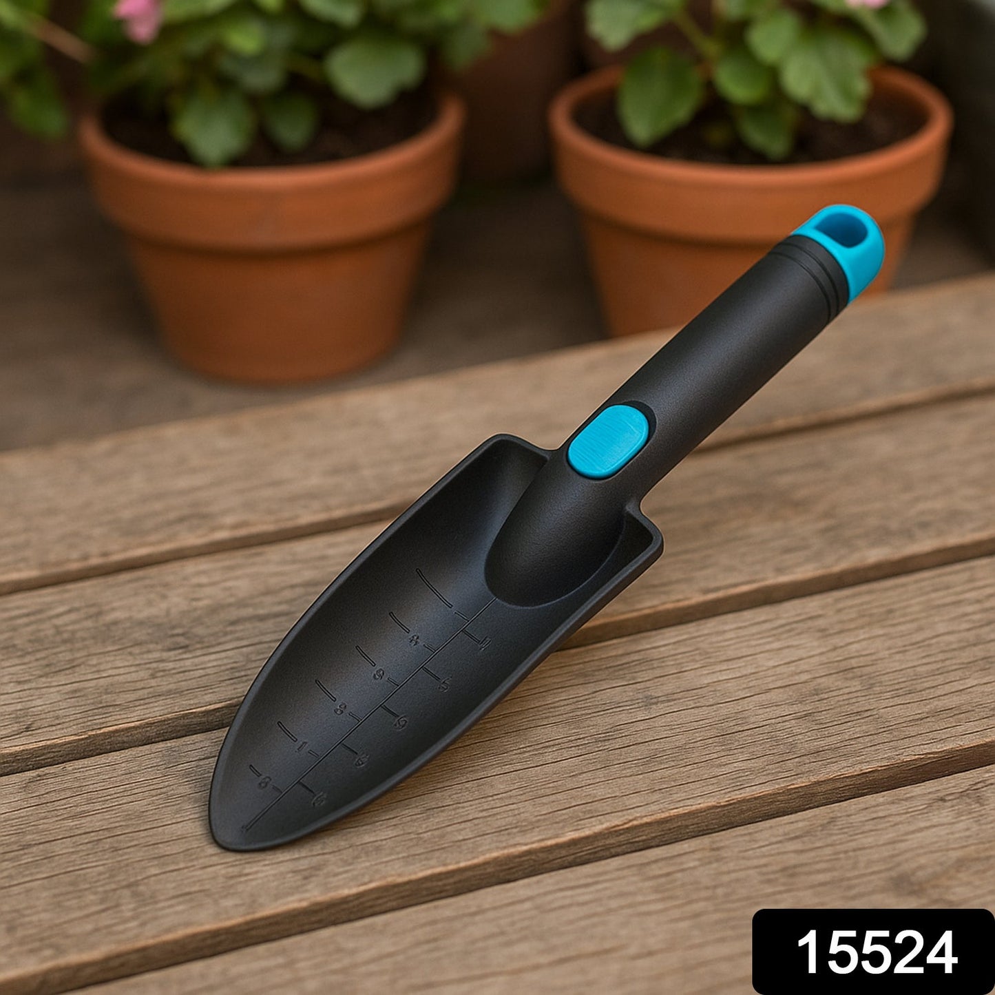 Plastic Heavy Duty Garden Hand Trowel with Measurement Marks (1 Pc)