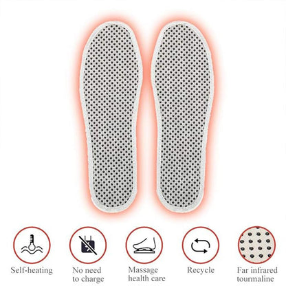 Self-Heating Magnetic Insoles for Men & Women – Warm Tourmaline Shoe Inserts (1 Pair)