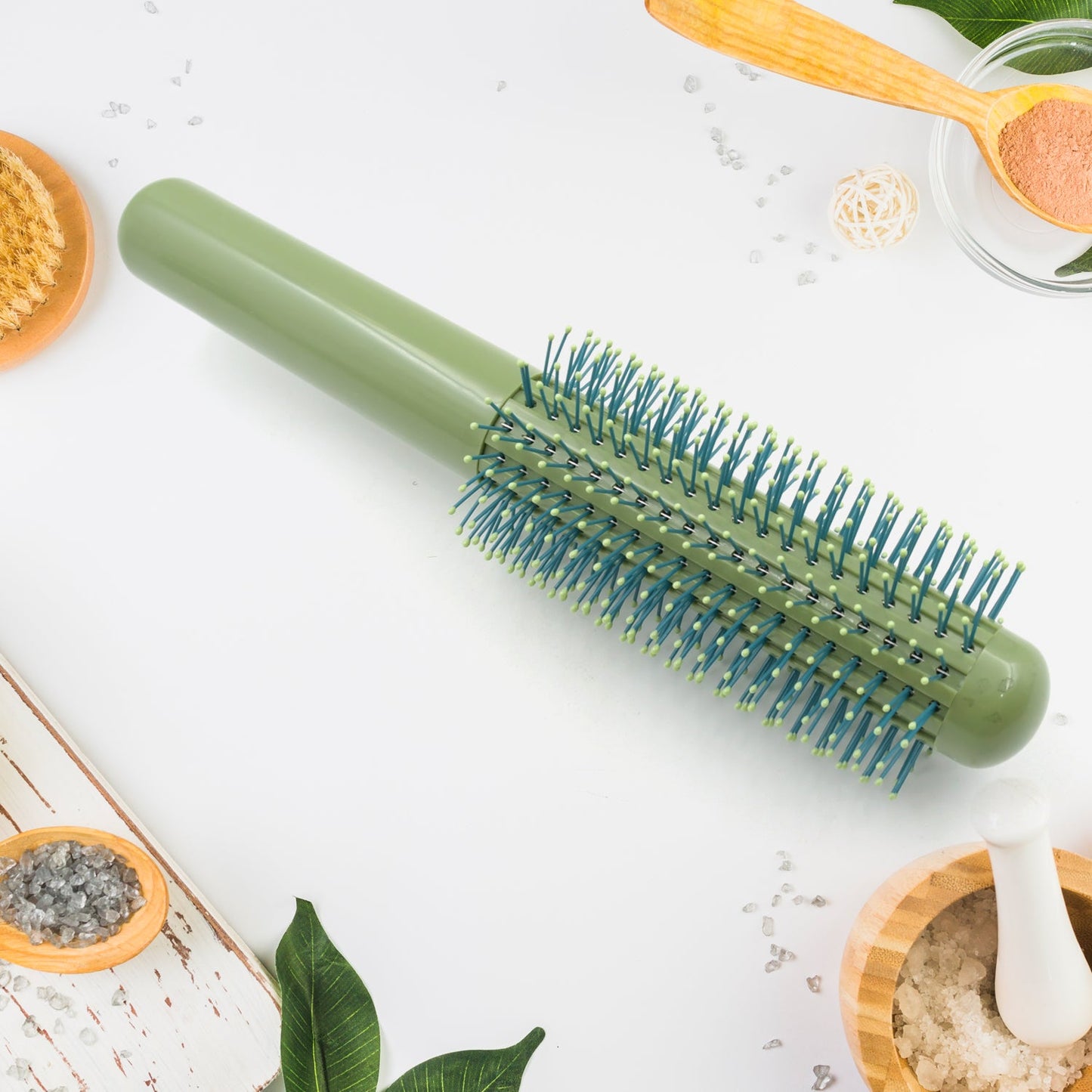 Massage Comb, Air Cushion Massage Hair Brush Ergonomic Matt Disappointment for Straight Curly Hair Cushion Curly Hair Comb for All Hair Types, Home Salon DIY Hairdressing Tool  (1 Pc), Hair accessories