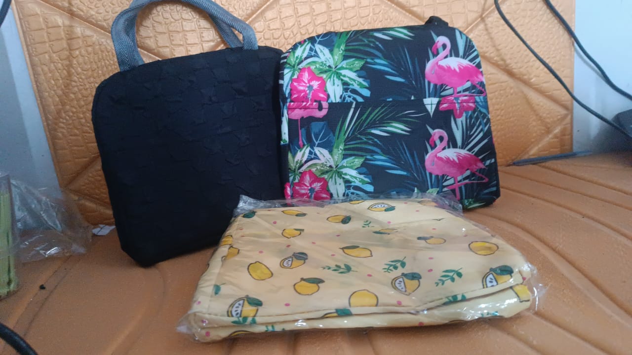 Lunch Box Bag for Women Men Insulated Lunch Bag With Zipper (1 Pc / Mix Color)