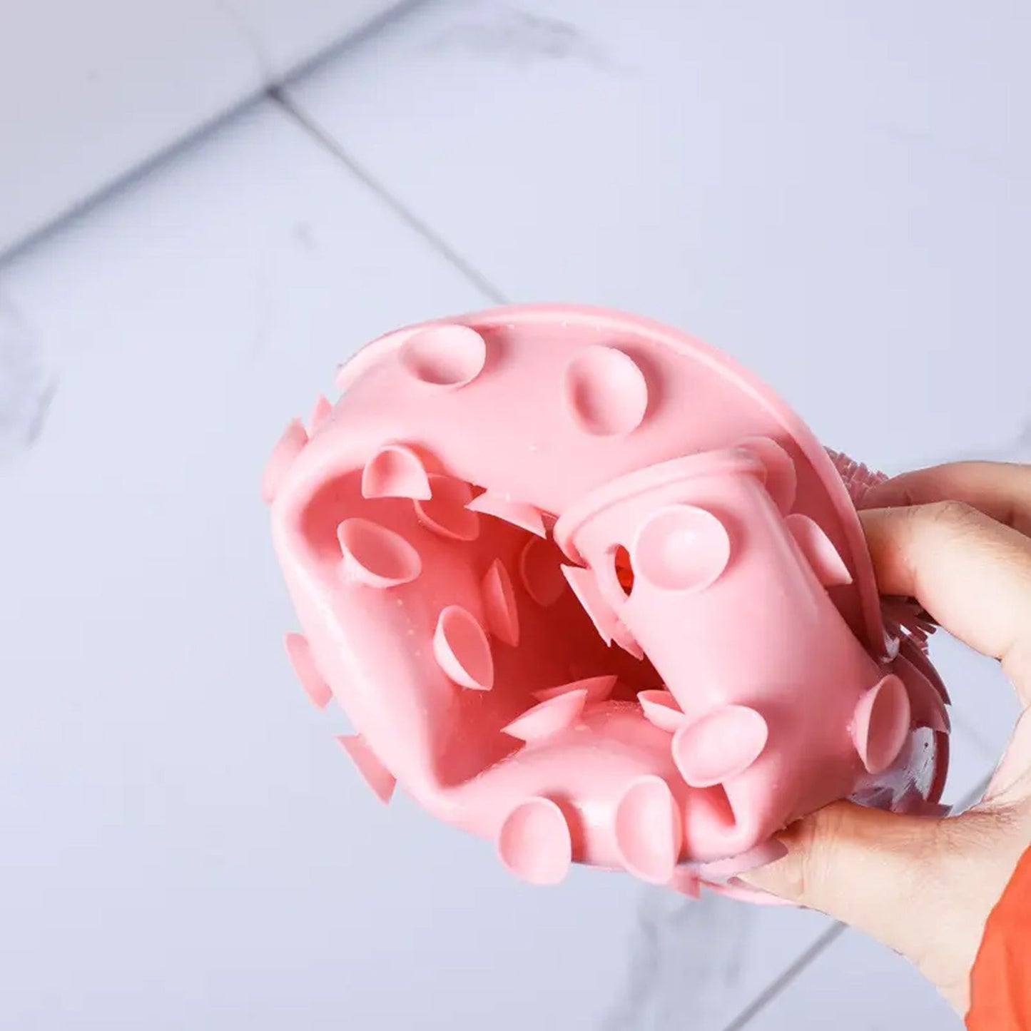 Silicone Bath Massage Cushion – Suction Cup Exfoliating Foot Scrubber & Mat