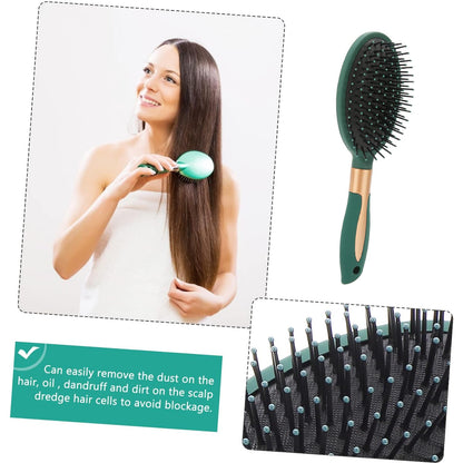 Massage Comb, Air Cushion Massage Hair Brush Ergonomic Matt Disappointment for Straight Curly Hair Cushion Curly Hair Comb for All Hair Types, Home Salon DIY Hairdressing Tool  (1 Pc), Hair accessories