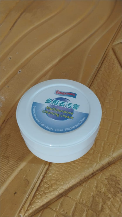 Shoe Cleaning Cream – Stain Remover for Sneakers, White Rubber Sole & Polish (260g)