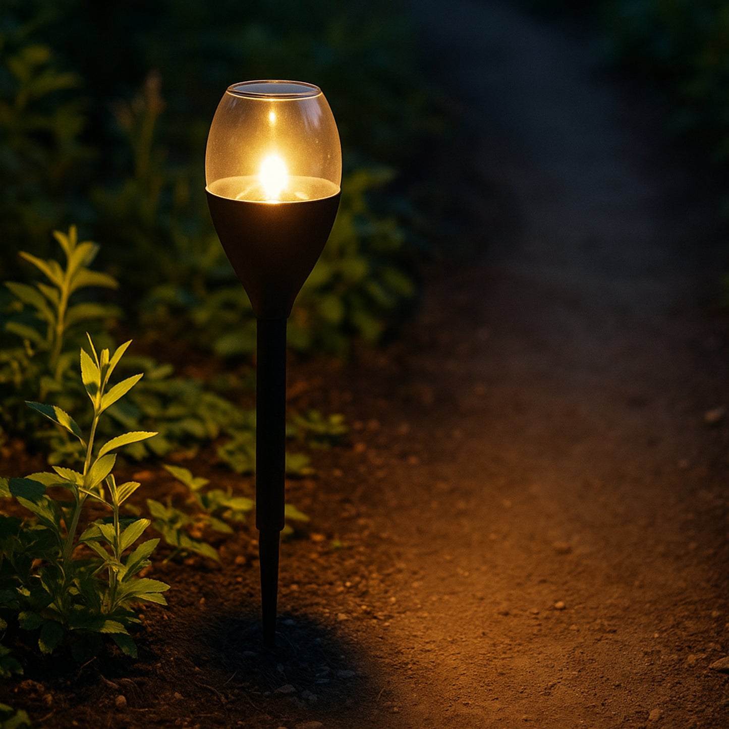 Solar-powered Outdoor Pathway Garden Light (1 Pc)