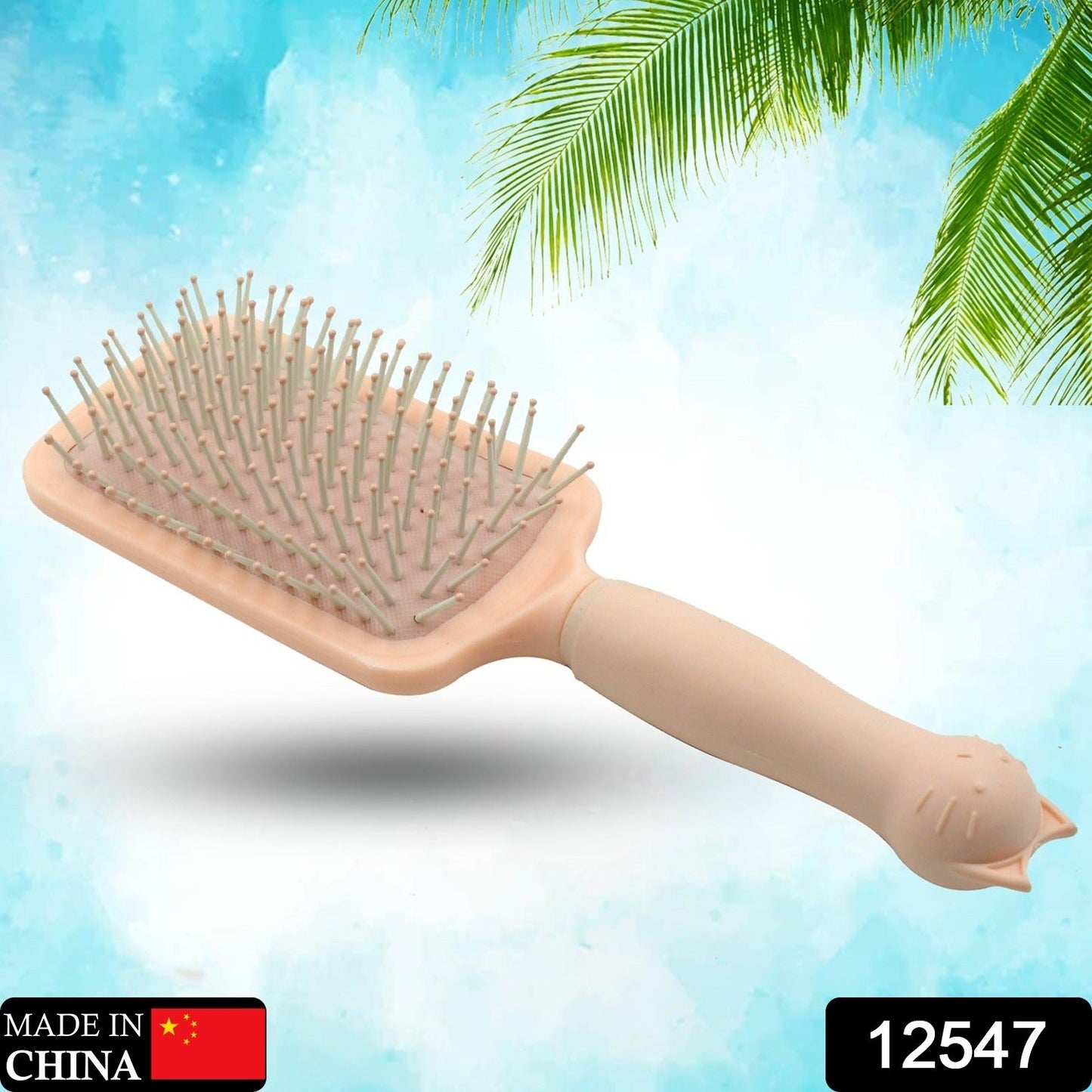 Massage Comb, Massage Hair Brush Ergonomic Matt Disappointment for Straight Curly Hair Cushion Curly Hair Comb For Detangling Professional Comb For Men And Women for All Hair Types, Home Salon DIY Hairdressing Tool  (1 Pc / 24 Cm), Hair accessories