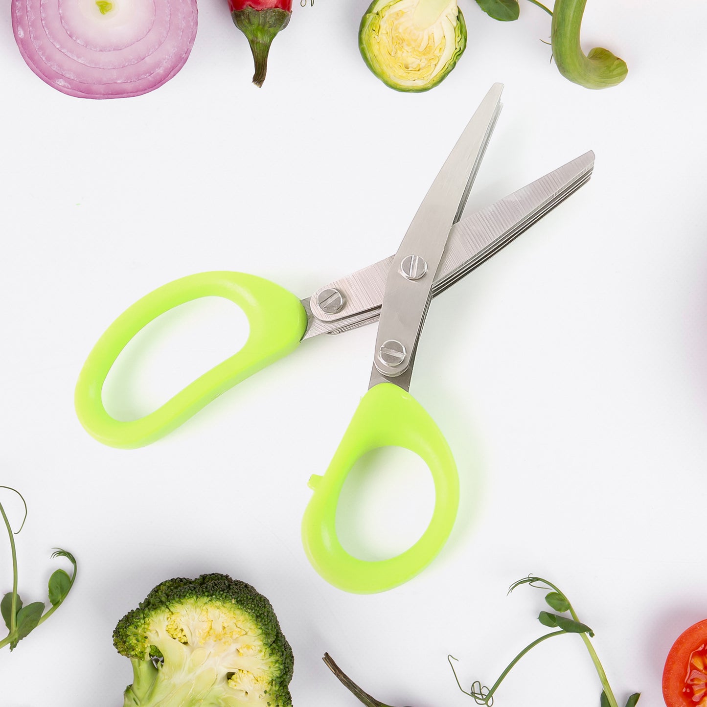 5-blade Multipurpose Herb Scissors (1 Pc)