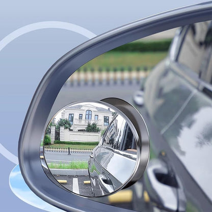 360 Adjustable Blind Spot Mirror For Car Side Rearview (2 Pc)