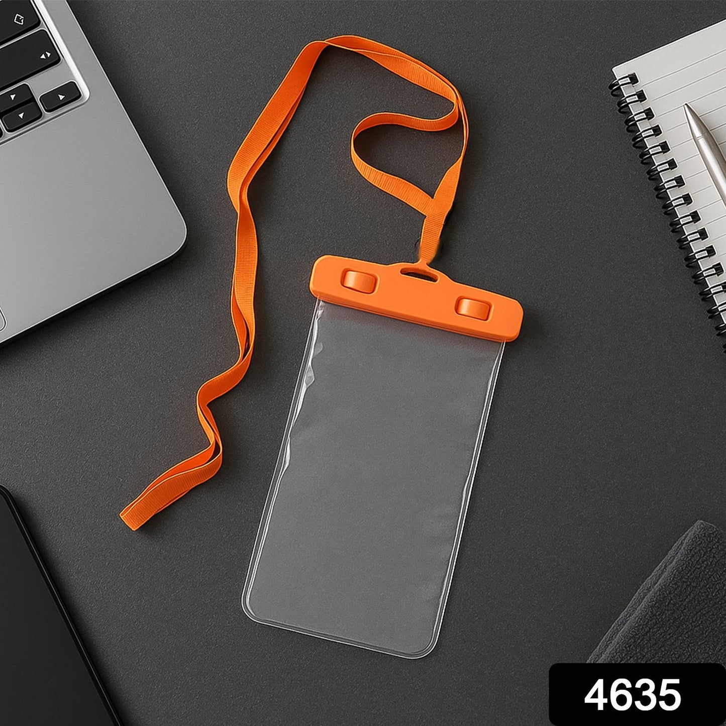 Mobile Waterproof Sealed Transparent Plastic Bag / Pouch Cover for All Mobile Phones